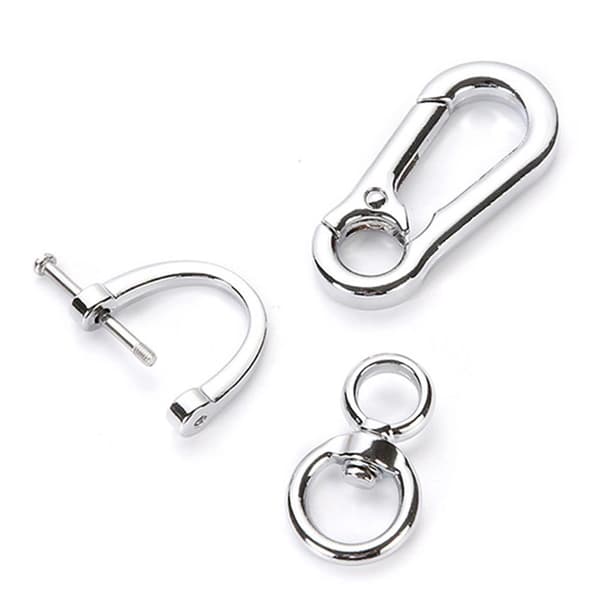 Smidig Kraftfull Nyckelring Silver
