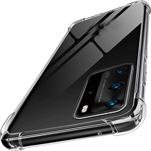 Huawei P40 Pro - Beskyttelsesdeksel med tykt hjørne Transparent/Genomskinlig