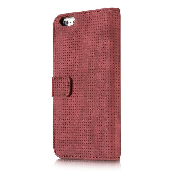 Plånboksfodral i Retrodesign från LEMAN till iPhone 6/6S Plus Brun