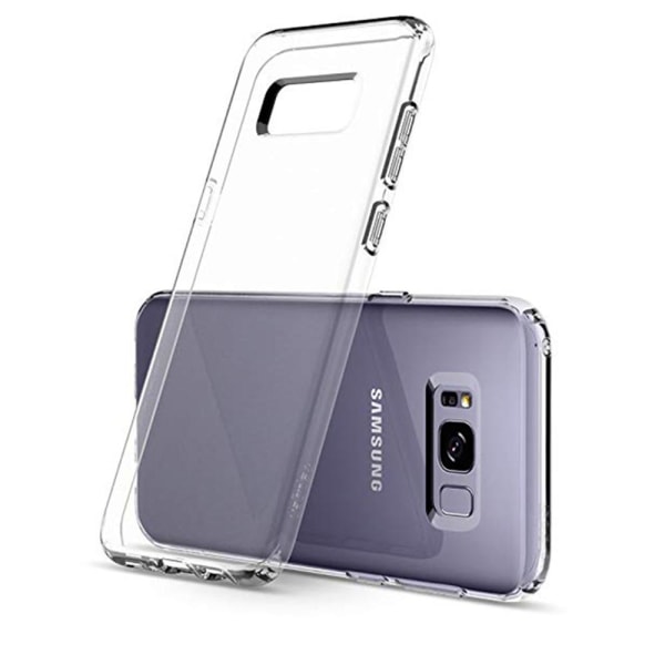 Samsung Galaxy S8 - Beskyttende, praktisk silikonetui Transparent/Genomskinlig