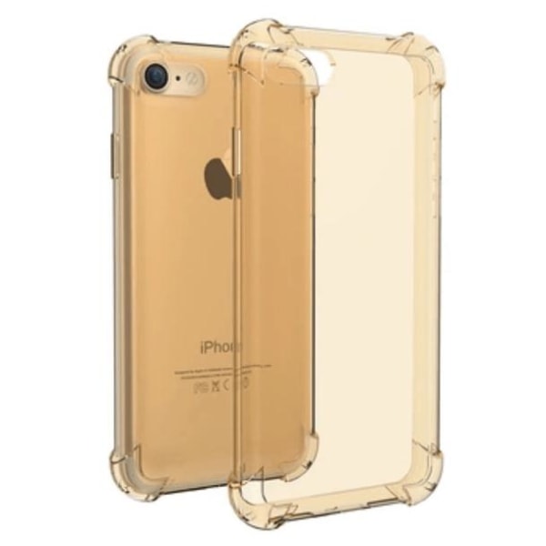 Praktiskt Stilrent Silikonskal iPhone 7 Drop-proof Anti-crash Guld