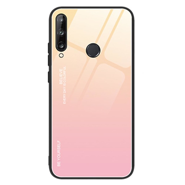 Huawei P40 Lite E - Skyddande NKOBEE Skal Blå/Rosa
