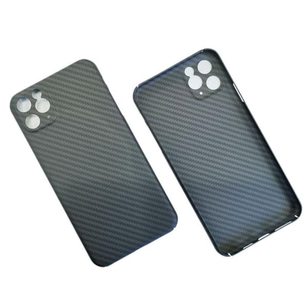 iPhone 11 Pro Max - Skyddsskal Karbon Design Svart
