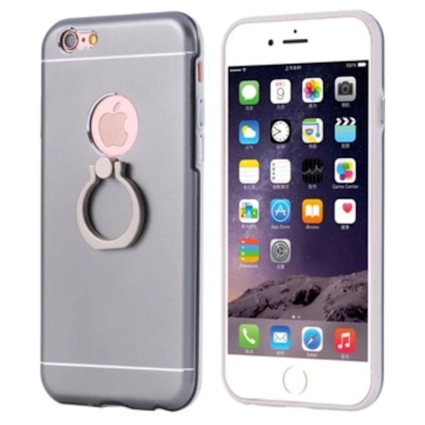 Praktiskt iPhone 6/6S skal med ringhållare från FLOVEME Svart