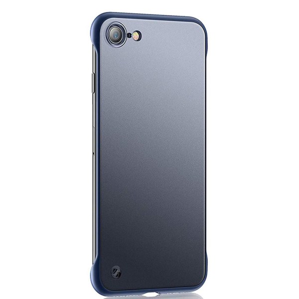 iPhone 7 - Stilfuldt ultratyndt beskyttelsescover Mörkblå