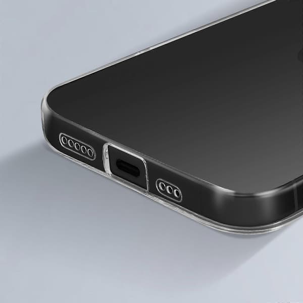 Beskyttelsespakke for iPhone 16 Plus Soft Shell og Herdet Glass, Transparent