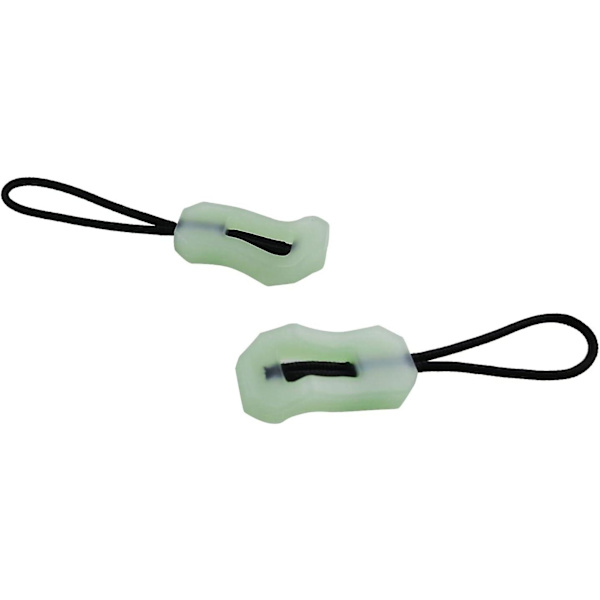 8 st Luminous Dragkedjor 16x78mm Lys i Mörkret Natt 33mm Dragkedjehuvuden För Rock Jacka Ryggsäckar Tält Dragkedjor Utomhus Campingverktyg, Grön