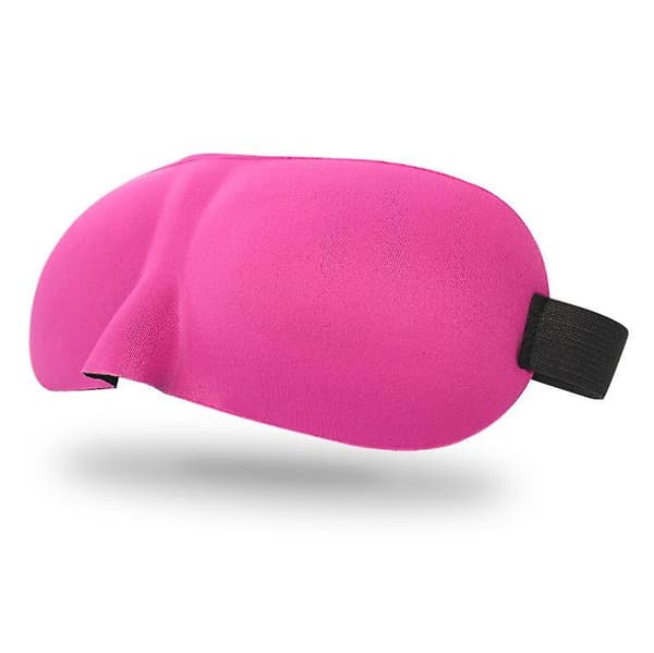 Sovmask för Män Kvinnor, 3D Konturformad Sovmask (1 st) Rose Red