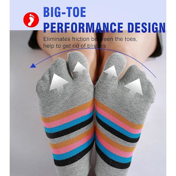 Dam Tabi-strumpor No Show Crew Split Toe för Sandaler Flip Flop Ninja Japan Bomull 6-pack