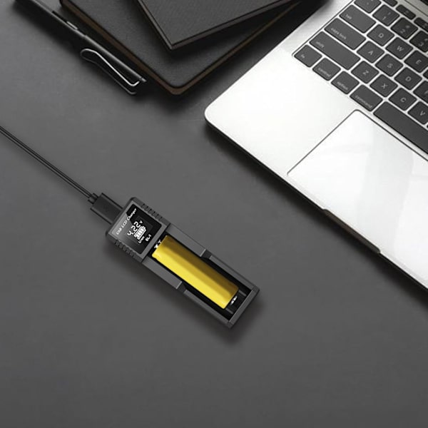 Batteridriven laddare | dubbla fack batteriunderhåll | Smart batteriunderhåll, typ C-ingång, säker och bekväm snabbladdare