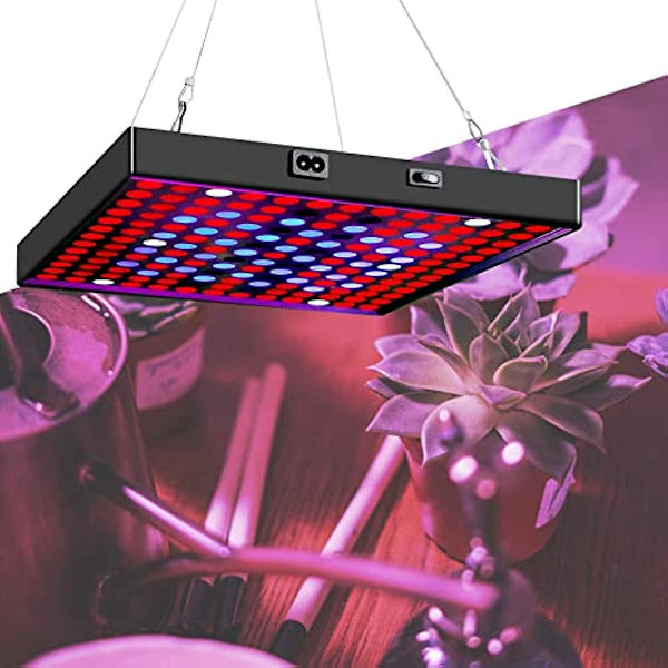 LED-växtlampa för inomhusväxter, solliknande fullspektrum LED-växtlampor, LED-panelväxtlampa