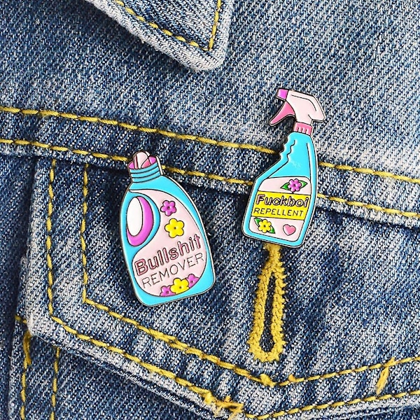 Söt Kreativ Emalj Pins Brosch Set, 5 st Färgglada Underbara Pins Badge för Kvinnor Flickor Pojkar Kläder Ryggsäckar Dekoration