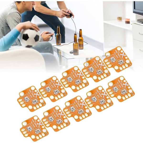 Drift Reparations Board, 10 Stk. Guld Universal 3D Analog Stick Drift Fix Mod Holdbar Let At Bruge Gamepad Analog Stick Drift Fix Mod til PS4, PS5,