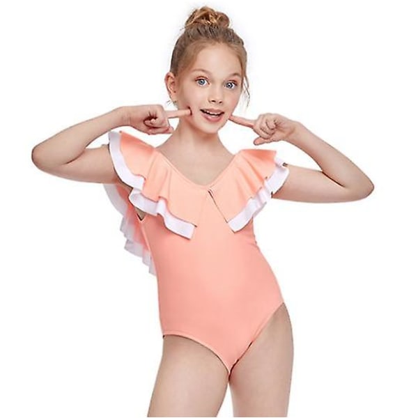 Flickande Strand Sport Halterneck En Delig Baddräkt light pink 140