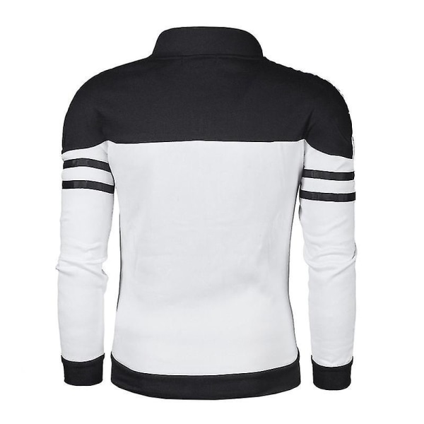 Menn Høst Vinter Menn Casual Jakker Striper Design Mote Plysj Sportsklær M G