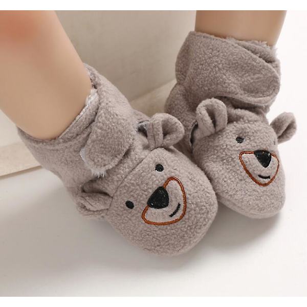Baby Unisex-baby Hyggelige Fleece Sutsko Little bear 13cm