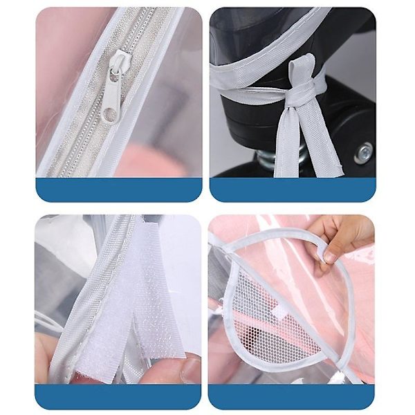 Regntrekk for babybil, universelt regntrekk for barnevogn M