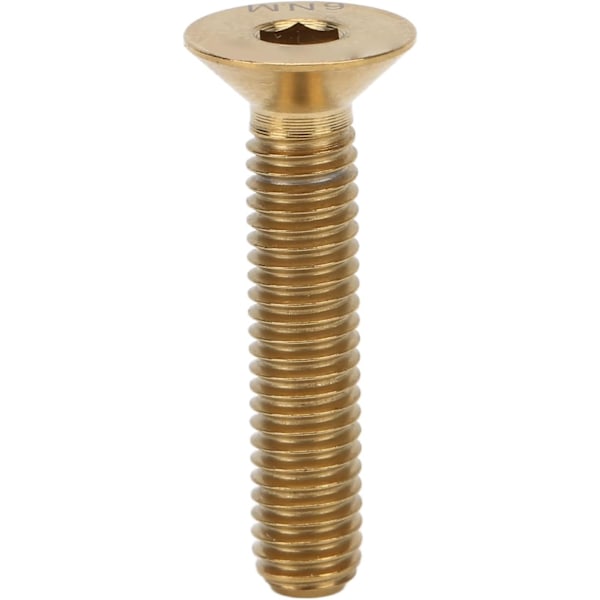 Pyörän ohjaustangon pultti, M6 x 30 mm kypärän pultti, universaali pyörän ohjaustangon pultti kiinnityspultti, titaaniseos kypärän pultti pyörälle