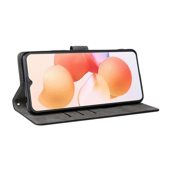 Plånboksfodral för Cubot A10 RFID-blockerande PU-läderfodral Ställ - Grön Black