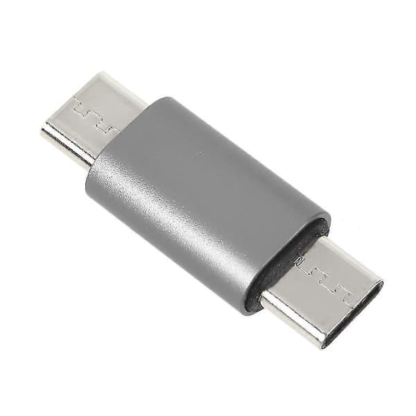Universaladapter Portabel Typ C Hane Till Typ C Hane Konverter För Smartphone Gray