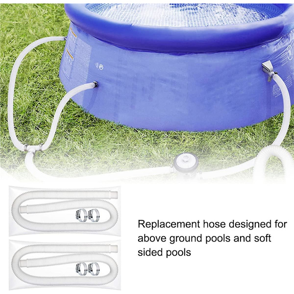 Udskiftningsslange til swimmingpool Swimmingpool pumpe udskiftningsslange Filtreringspumpe slange (14*36*10cm)