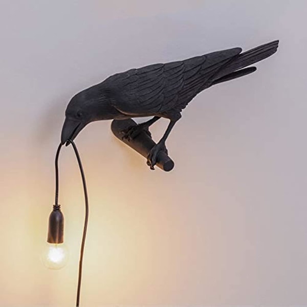 Kråka Bordslampa Nataliey Birds Bordslampor Led Fågel Vägglampa Mordern Art Deco Bordslampor Sängbordsdekor För Vardagsrum Dekoration Raven Skrivbordslampa