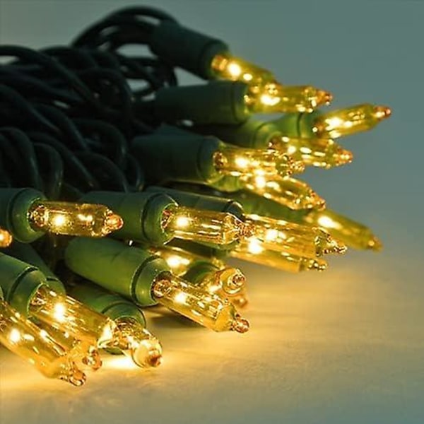 Juleminilykter, 50 LED-lys med UL-sertifisering White