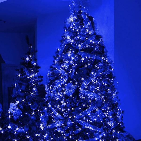 Juleminilykter, 50 LED-lys med UL-sertifisering Blue