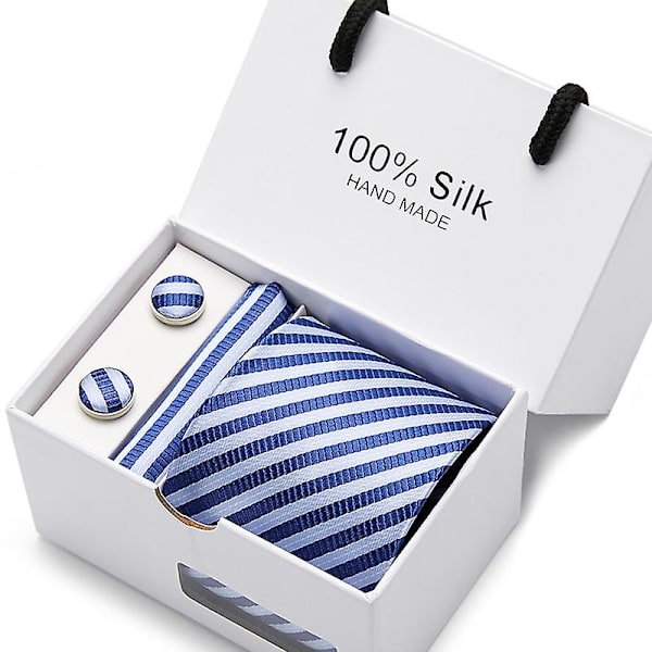 Herr slips slips presentförpackning 5 delar kostym grupp slips affärs formell bröllop slips B60