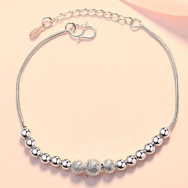 Silver Plating Armband Justerbar Storlek Charm Mode Alla Hjärtans Dag Smycken Present Till Kvinnor J