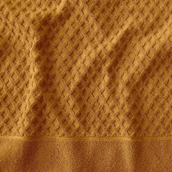 100% bomulls handdukar i ringblomma, 3 mjuka handdukar för badrum, mycket absorberande (set om 3) Sweet orange