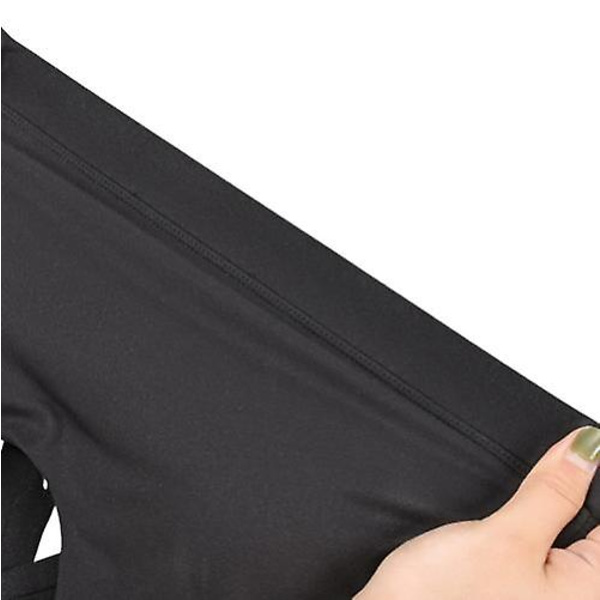Sport-bh för kvinnor, Criss-cross sport-bh stöd yoga-bh Black XL