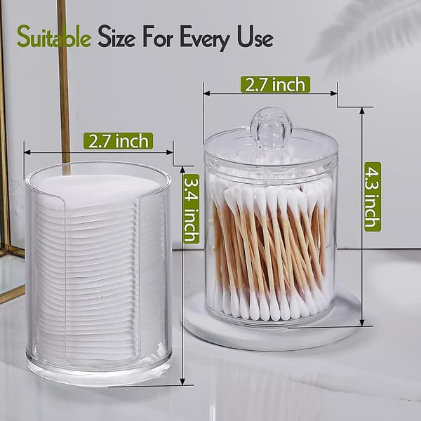 4 stk., 296 ml Holder Dispenser til Badeværelse Beholder Opbevaring