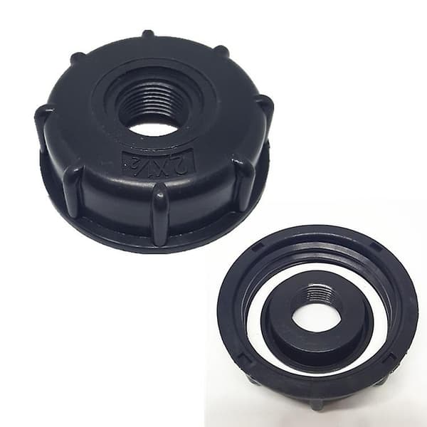 Adapter Ibc Cap S60x6 Til Tank 1000 Liter, 1/2 Tomme