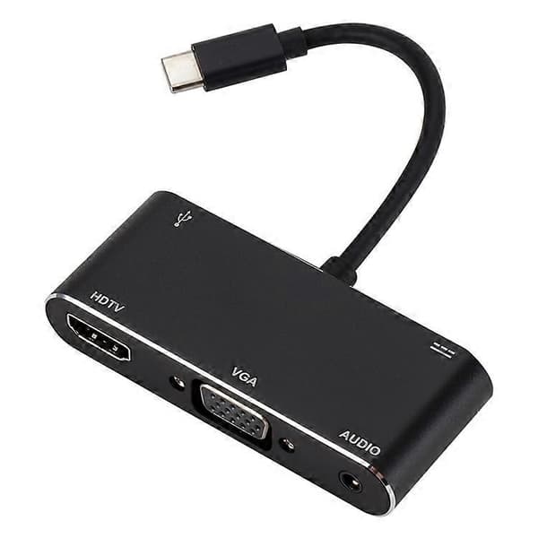 USB-C / Type-C till HDMI /VGA /USB 3.0 /PD Konverterare