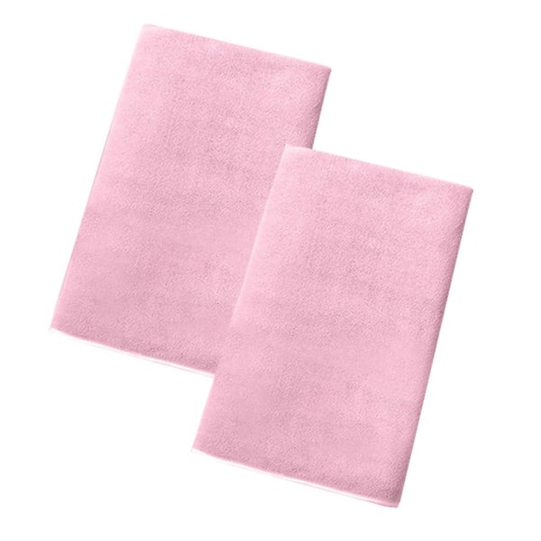 100% Bomuld Gymnastik Håndklæder Sports Fitness Træning Sved Håndklæde Super Blødt Og Absorberende 2 Pak 33*100cm Pink
