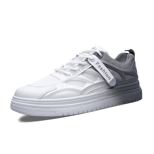 Herr Casual Skor Halkskydd Andas Platta Skor Frq623 Gray EU 44