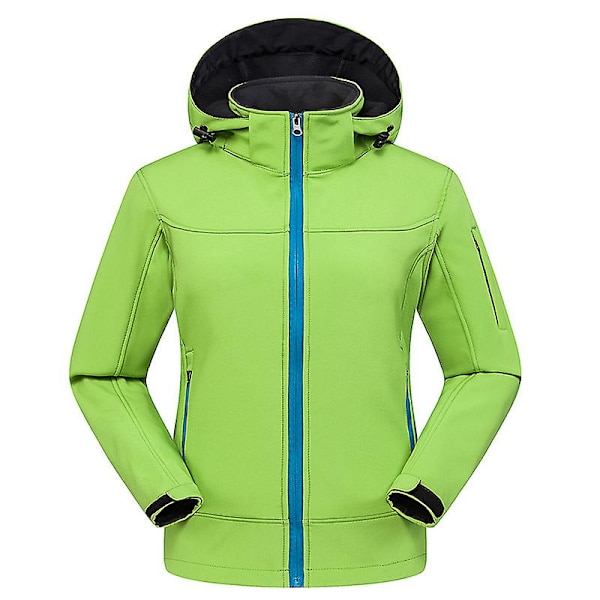 Miesten Huppari Softshell Takki, Vedenpitävä Kevyt Tuulenpitävä Takki Women green S