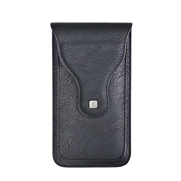 Mobiltelefon Bältesväska Herrar Midjeväska Universal Bältesväska Holster Fodral Passar Black