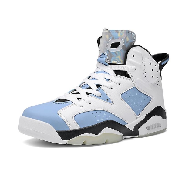 Herr Basketbollskor Lätta Andningsbara Promenadskor Athletic Fashion Sneakers 3Daj6 WhiteBlue EU 45