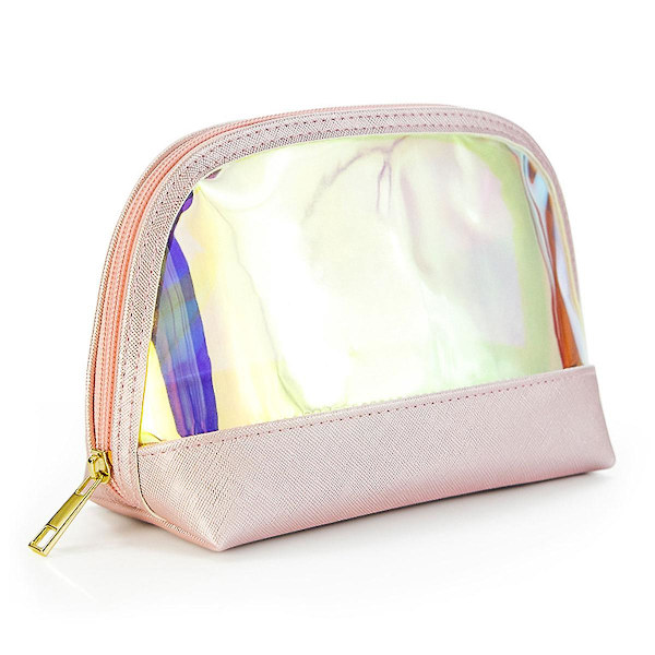 Iridescent Necessär Bärbar Dragkedja Toalettväska Vattentät Kosmetiska Väskor Presentpåsar För Kvinnor Flickor style4