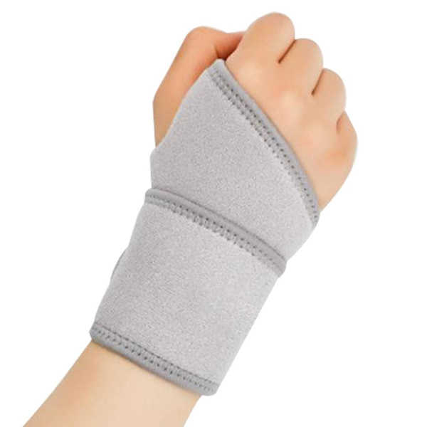 Sports Fitness Wrap Håndledsbind, Justerbart Håndledsbandage grey