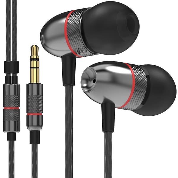 Hovedtelefoner Kablede In-Ear Støjisolering Ørepropper Dynamisk Bas 3,5 mm Jack Til Iphone Ipad S