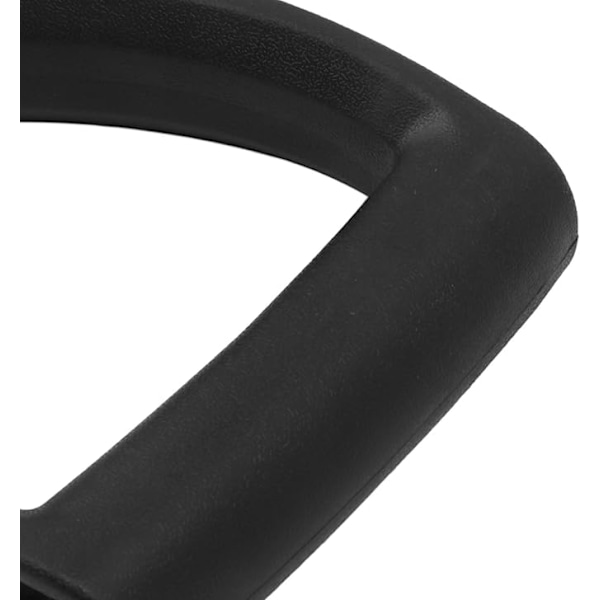 D-spadehandtak indre diameter på 3,2 cm/1,26\" erstatningsspadehandtak i plast for graving og oppriving (svart)