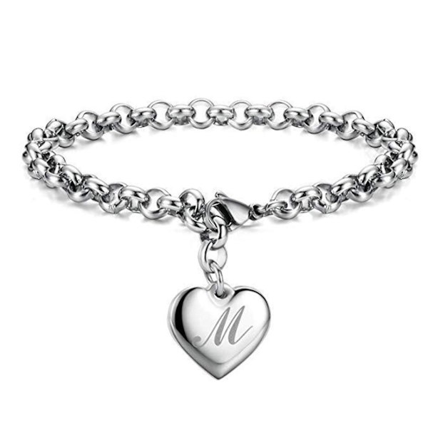 Kærlighedshjerte Armbånd Til Kvinder Dame Ledkæde Armbånd Med Vedhæng Sødt Armbånd Ankelkæde M