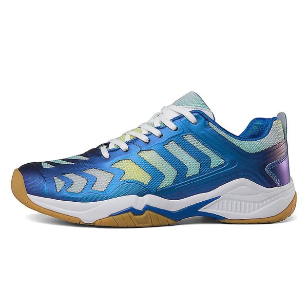 Lätta sneakers för män och kvinnor, lämpliga för inomhusbanor, badminton, 3Dw66 Blue EU 38