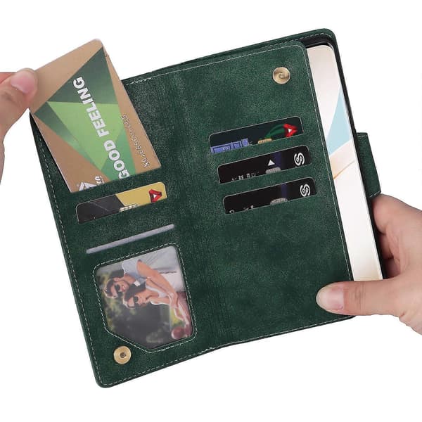 Læder Telefon Cover Til Oneplus 8 Pro Green