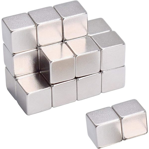Midlertidige Neodym Magneter 30 Stk Magneter 10x10x4mm