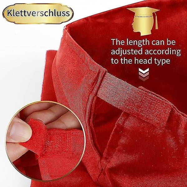 Unisex Studenterhue, Justerbar Dimittendhue Studenterhue Til Dimission Universitet Gymnasium Voksen Top Hat