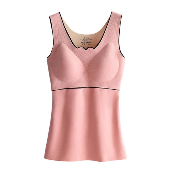 Inner Fleeces Thermal Vest Bästa Thermal Underwear For Girls Ärmlösa Intimate Tops XXXL Pink